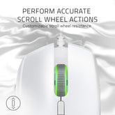 Razer (RZ01-02330300-R3M1) Basilisk Mercury Wired Gaming Mouse - White